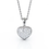 Thumbnail: 14K Gold Diamond Heart Pendant, 18" Gold Chain